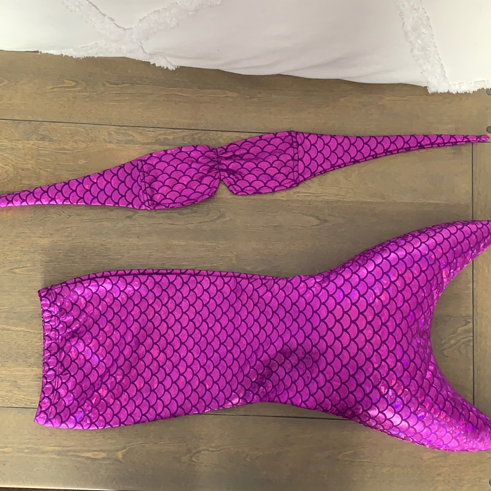 Baby girl mermaid costume set 12-18 mos